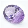 Image 3 : Amethyst(20.45ct) Laser Cut Oval 21X16 Mm (~Size 0) (~length 0 inches)