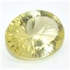Image 2 : Lemon Quartz(15.1ct) Laser Cut Oval 14X19 Mm (~Size 0) (~length 0 inches)