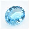 Image 2 : Certified Blue Topaz(39.4ct) Oval Cut 23X18 Mm (~Size 0) (~length 0 inches)