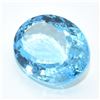 Image 3 : Certified Blue Topaz(39.4ct) Oval Cut 23X18 Mm (~Size 0) (~length 0 inches)