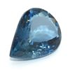 Image 2 : Certified London Blue Topaz(15.3ct) Pear Shape 19X14 Mm (~Size 0) (~length 0 inches)