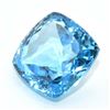 Image 3 : Certified Swiss Blue Topaz(24.1ct) Cushion Cut 16X16 Mm (~Size 0) (~length 0 inches)