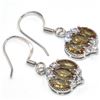 Image 3 : Silver Syn. Zultanite Cz(2.9ct) Rhodium Plated Earrings (~Size 0) (~length 0 inches) (~weight 4.4g)