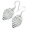 Image 3 : Silver Cubic Zirconia(1.75ct) Rhodium Plated Earrings (~Size 0) (~length 0 inches) (~weight 8.5g)