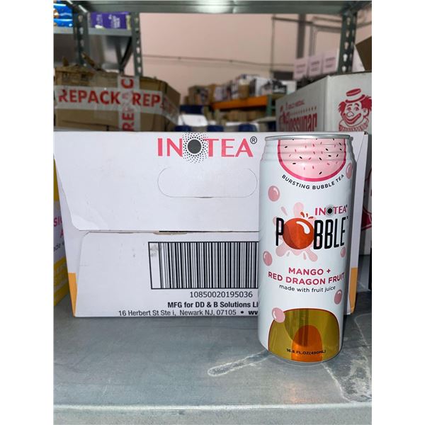 Pobble Mango + Red Dragon Fruit w/ Bursting Bubbles 24 x 90mlv