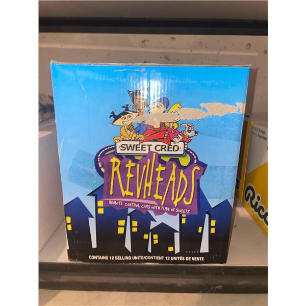 Rev Heads Sweet Cred Candy with Car Toy Top 12 Count