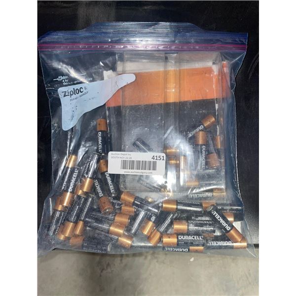 Bag Lot of AA Duracell Batteries