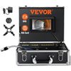 Image 1 : VEVOR Sewer Camera, 131 ft/40 m, 7" Screen Pipeline Inspection Camera with DVR Function, Waterproof 