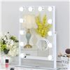 Image 1 : FENCHILIN Lighted Makeup Mirror Hollywood Mirror Vanity Makeup Mirror with Light Smart Touch Control