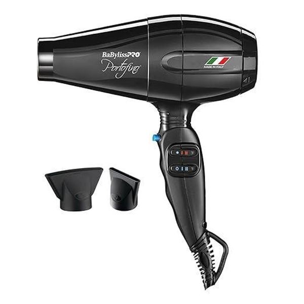 BaBylissPRO Nano Titanium Portofino Ionic Hairdryer with High Performance Italian Motor, 1875 watts 