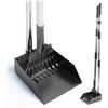Image 1 : THRISEED Dog Pooper Scooper, Durable Dog Poop Tray and Long Handle Rake Set for Large Medium Small D