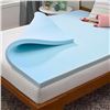 Image 1 : Memory Foam Mattress Topper, Gel Infused Twin Mattress Topper