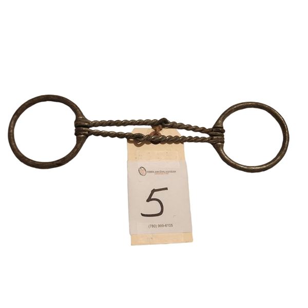 Antique Double Twisted Wire Snaffle Bit