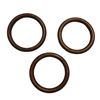 Image 2 : Three Large Antique Copper Bull Nose Rings