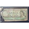 Image 1 : 1954 Canadian One Dollar Banknote with Fancy Serial Number