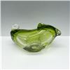 Image 3 : Vintage Green Art Glass Frog Figurine