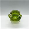 Image 4 : Vintage Green Art Glass Frog Figurine