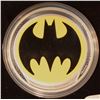 Image 1 : Barbados, 1$ 2019 "The Bat Signal" in Color .9999 Ltd. Minted at RCM in Original Package w/ C.O.A. P