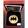 Image 3 : Barbados, 1$ 2019 "The Bat Signal" in Color .9999 Ltd. Minted at RCM in Original Package w/ C.O.A. P