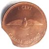 Image 2 : Canada, 0.01c 1967 in MS-64 RED "ERROR Clipped Coin" Certified CCCS