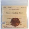 Image 3 : Canada, 0.01c 1983 "Near Beads" MS-66 Red ICCS Cert.