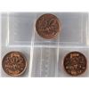 Image 2 : Canada, 0.01c X 3 / 1939 MS-64 Red, 1964 and 1979 both MS-65 Red all ICCS Certified (3)