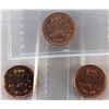 Image 2 : Canada, 0.01c X 3 / 1994 and 1997 both MS-65 Red and 1999 MS-66 Red all ICCS Certified (3)
