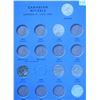 Image 1 : Canada, 0.05c Whitman coin folder w/ 32 Nickels, from 1924 to 68 Various Compositions, grade F+ to M