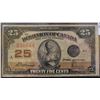 Image 1 : Canada, 0.25c 1923 "Dominion of Canada" DC-24c Serial # 536664 in Fine F+ Grade.