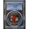 Image 3 : Canada, 0.25c 2008 Nickel Plated Steel "Northern Cardinal" SP-68 Certified by PCGS
