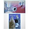 Image 1 : Canada, 0.25c color coin x 2, 2007 QEII 60th Wedding BU Finish and 2011 on 1st Day Cover #PNC2 Princ