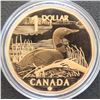 Image 7 : Canada, 1$ 2004 pair of 1$ Stamps and Proof Dollar Coin Set "The Elusive Loon" Limited Ed. in Wooden