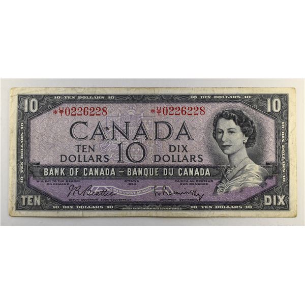 Canada, 10$ 1954 BC-40bA *Note / Replacement F-15