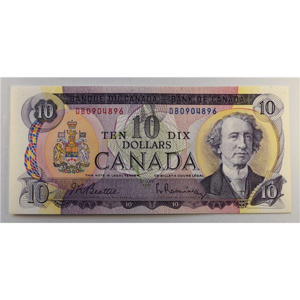 Canada, 10$ 1971 BC-49a Gem-UNC