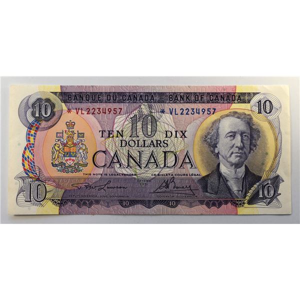Canada, 10$ 1971 BC-49cA *Note / Replacement Choice-UNC