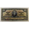 Image 1 : Canada, 100$ 1935 BC-27b F+ Light Stained
