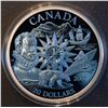 Canada, 20$ 2007 "125th 1st International Polar Year" Sterling Silver Blue Plasma Coin 27,78g Proof 