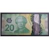 Image 1 : Canada, 20$ 2012 "Binary Note" Serial # FIU-1110001 VF+ QEII