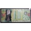 Image 2 : Canada, 20$ 2012 "Binary Note" Serial # FIU-1111001 VF++ QEII