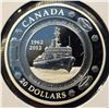 Canada, 20$ 2012(1962-) "50th Canadian Coast Guard" 1 Oz .9999 Proof U.H. Cameo No Box