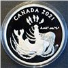 Canada, 20$ 2021 "Generations: Inuit Nunangat" .9999 1 Oz Proof U.H. Cameo In Original Package w/ C.