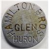 Canada, Glen Huron, Ontario (Simcoe County) HAMILTON BROS GLEN HURON / GOOD FOR 5c IN MERCHANDISE (a