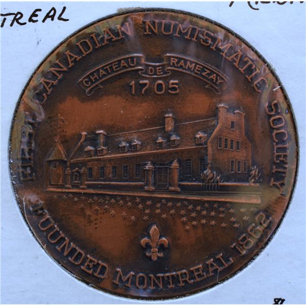 Canada, Medal "12th Annual Convention 1965" Cannadian Numismatic Association by Montreal Numismatic 