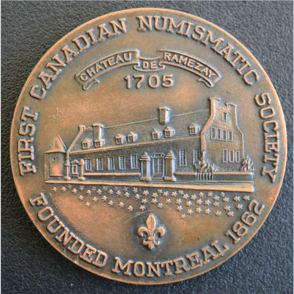 Canada, Medal "12th Annual Convention 1965" Cannadian Numismatic Association by Montreal Numismatic 