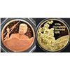 Canada, Medals John F. Kennedy "Man's 1st Lunar Landing" Apolo XI 1969 Copper Proof 39mm in Original
