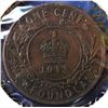 Image 6 : Canada, Newfoundland 0.01c Groupe of 4 "Large Cent" 1894, 1896, 1913 & 1917 from F+ to Choice VF+ (4