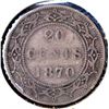 Image 2 : Canada, Newfoundland 0.20c Silver 1870 & 1900, Grade F or Better (2)