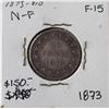 Image 5 : Canada, Newfoundland 0.20c Silver 1873 DD on "DL" in Newfoun"dl"and Grade F+