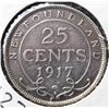 Image 4 : Canada, Newfoundland 0.20c Silver 1904-H and 0.25c 1917-C & 1919-C, Grade VG+ - F+ or Better (3)
