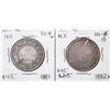 Image 1 : Canada, Newfoundland 0.50c Silver 1881 (Obverse 1) & 1882-H (Obv. 2) Grade both VG or Better (2)